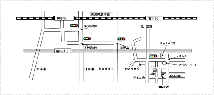 福岡営業所地図